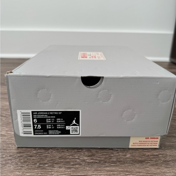 Jordan 2 Retro SP/ Union Grey Fog - Picture 2 of 9